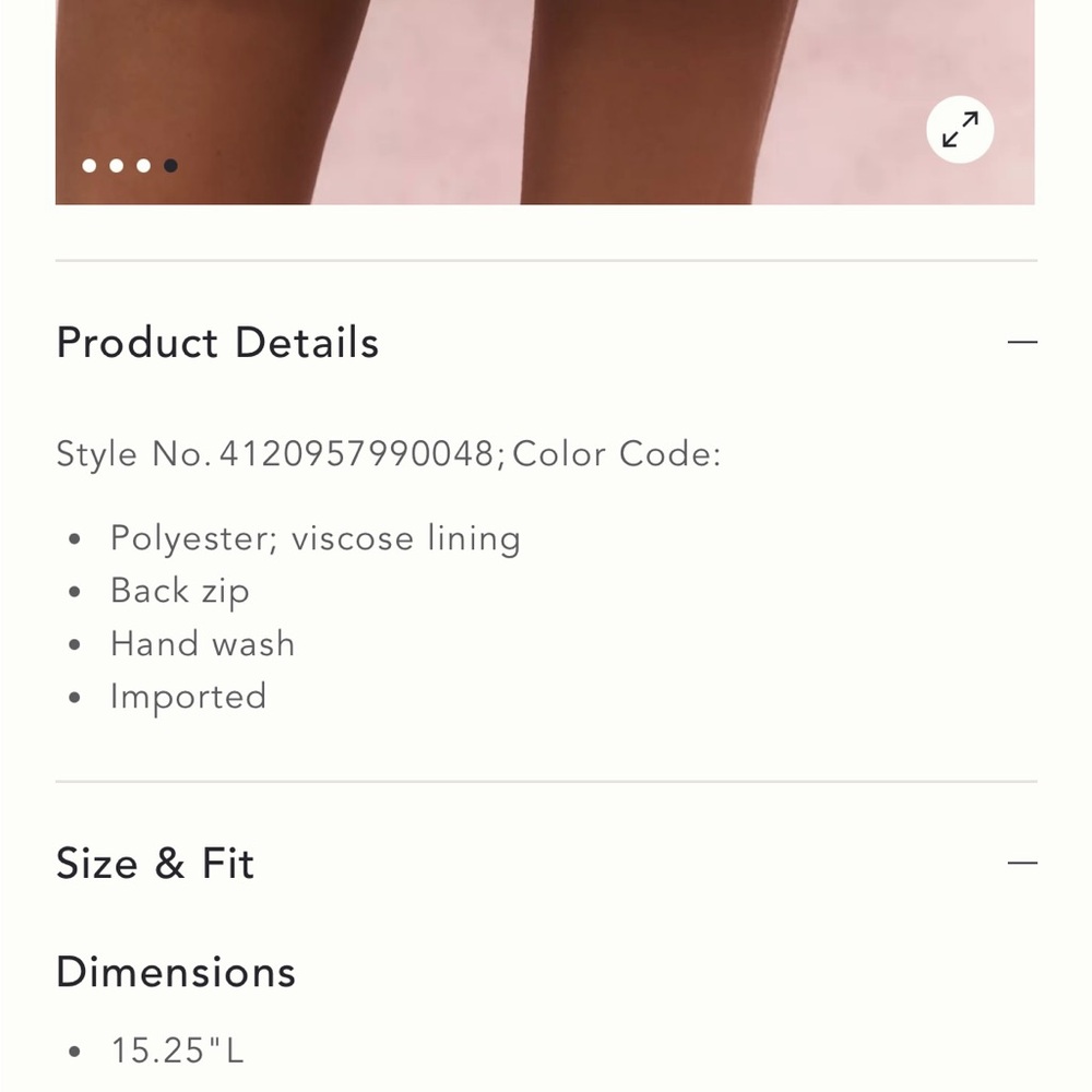 Anthropologie Cream Textured Mini Skirt - Picture 11 of 11